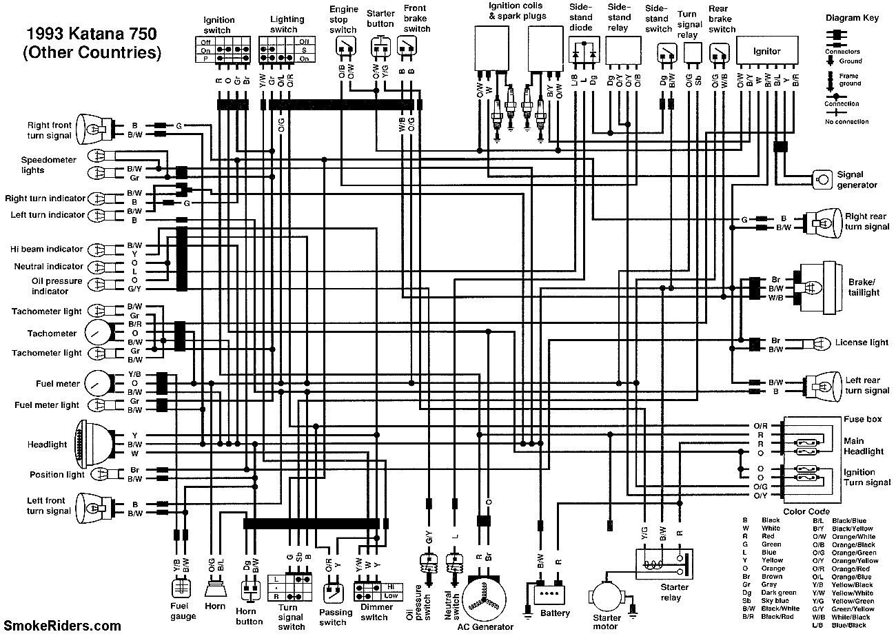 [DIAGRAM] Wiring Diagram 1993 Suzuki Katana - MYDIAGRAM.ONLINE